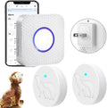 Dog Door Bell for Potty Training, WiFi Doggie Door Bell,Smart Wireless Doggy Doorbell with Phone App,Waterproof Touch