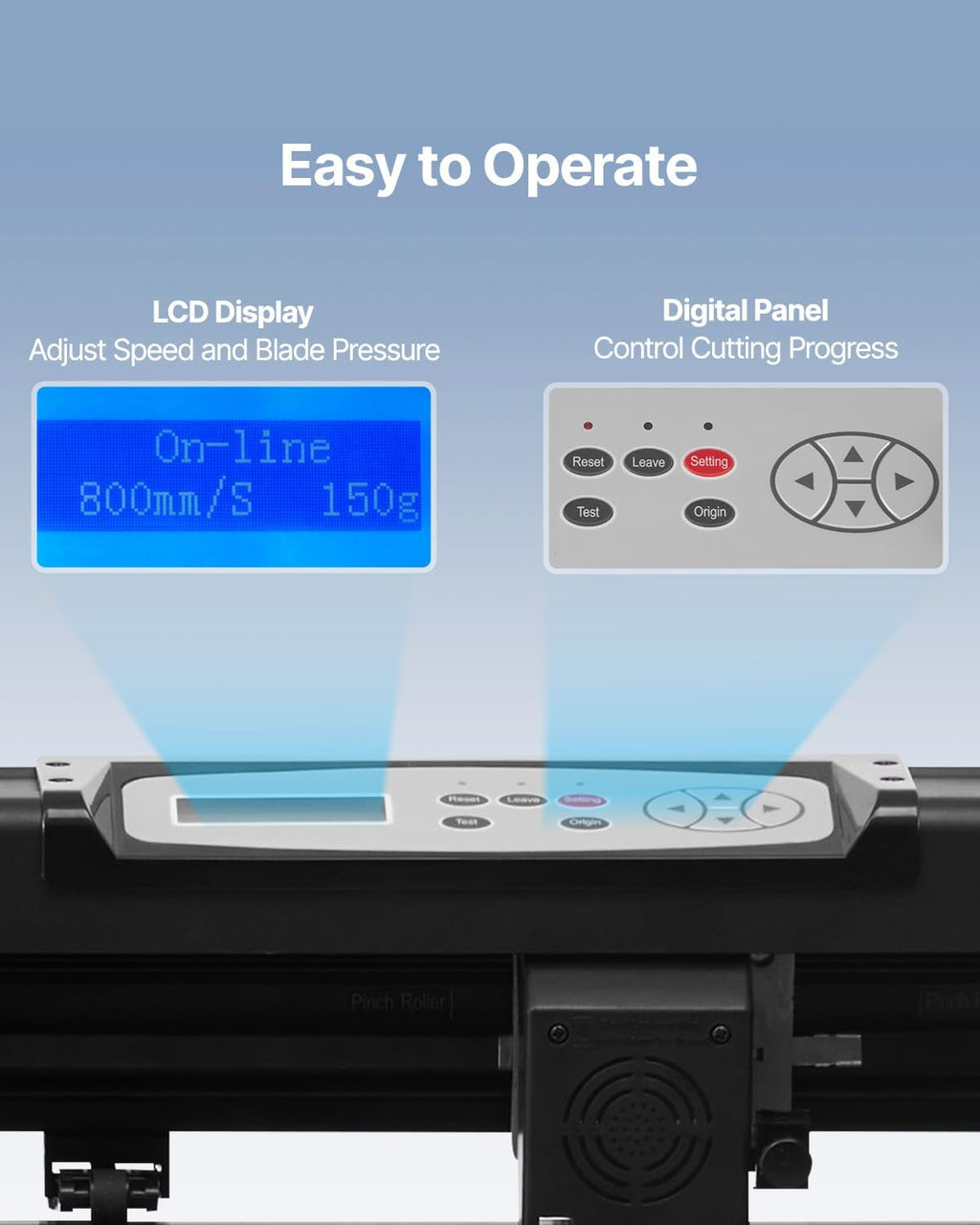 Vinyl Cutter Machine 34 inches Bluetooth Cutting Plotter Machine | For Windows & Mobile, 400 in / 10 m Accuracy