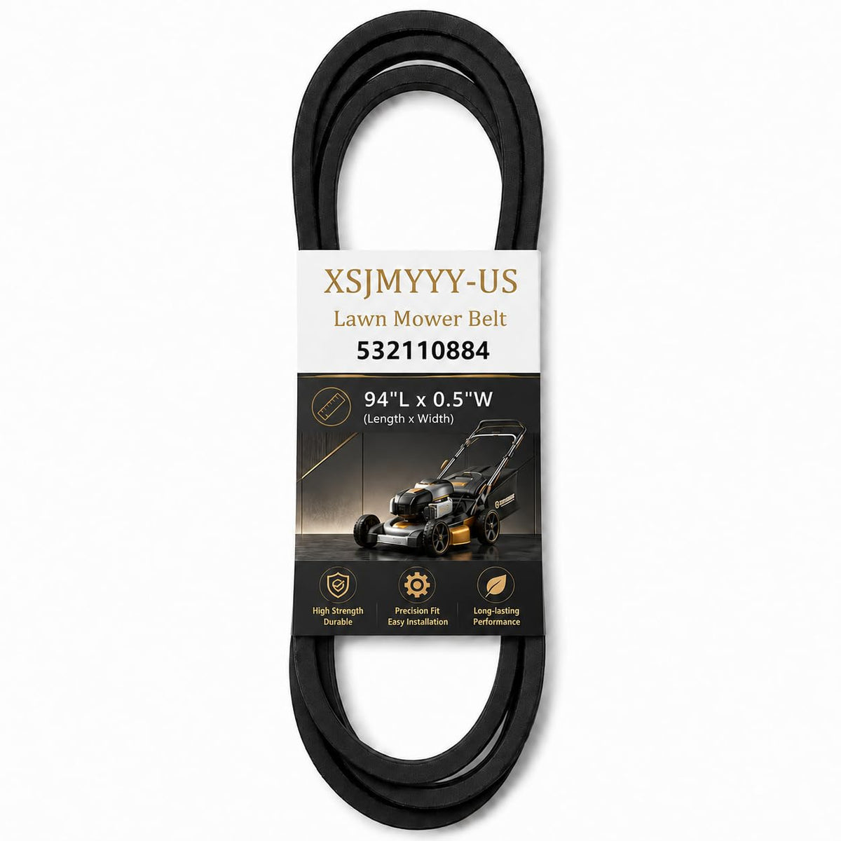 1/2 x 94-Inch Lawn Tractor Deck Belt