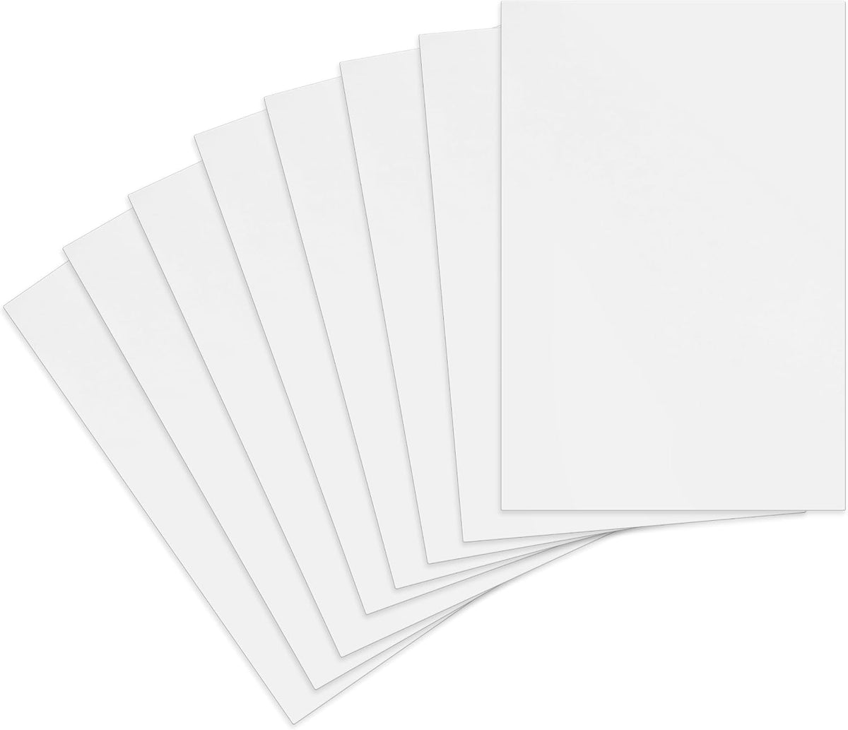 14" Medium Gift Boxes with Lids, 8-Pack (White Shirt Boxes)