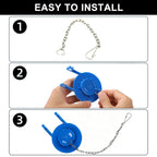 NEYZIG 4 Pack Toilet Flapper Chain Replacement Kit