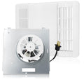 763RL B Unit 50CFM Fan, S0503B000 Fan Motor Assembly & 85315000 Ventilation Fan Grille Lens for Broan Nutone 763RL, 763RLN B Unit Bathroom Exhaust Fan Cover Replacement Parts, 2.0 Sones, Quieter Motor