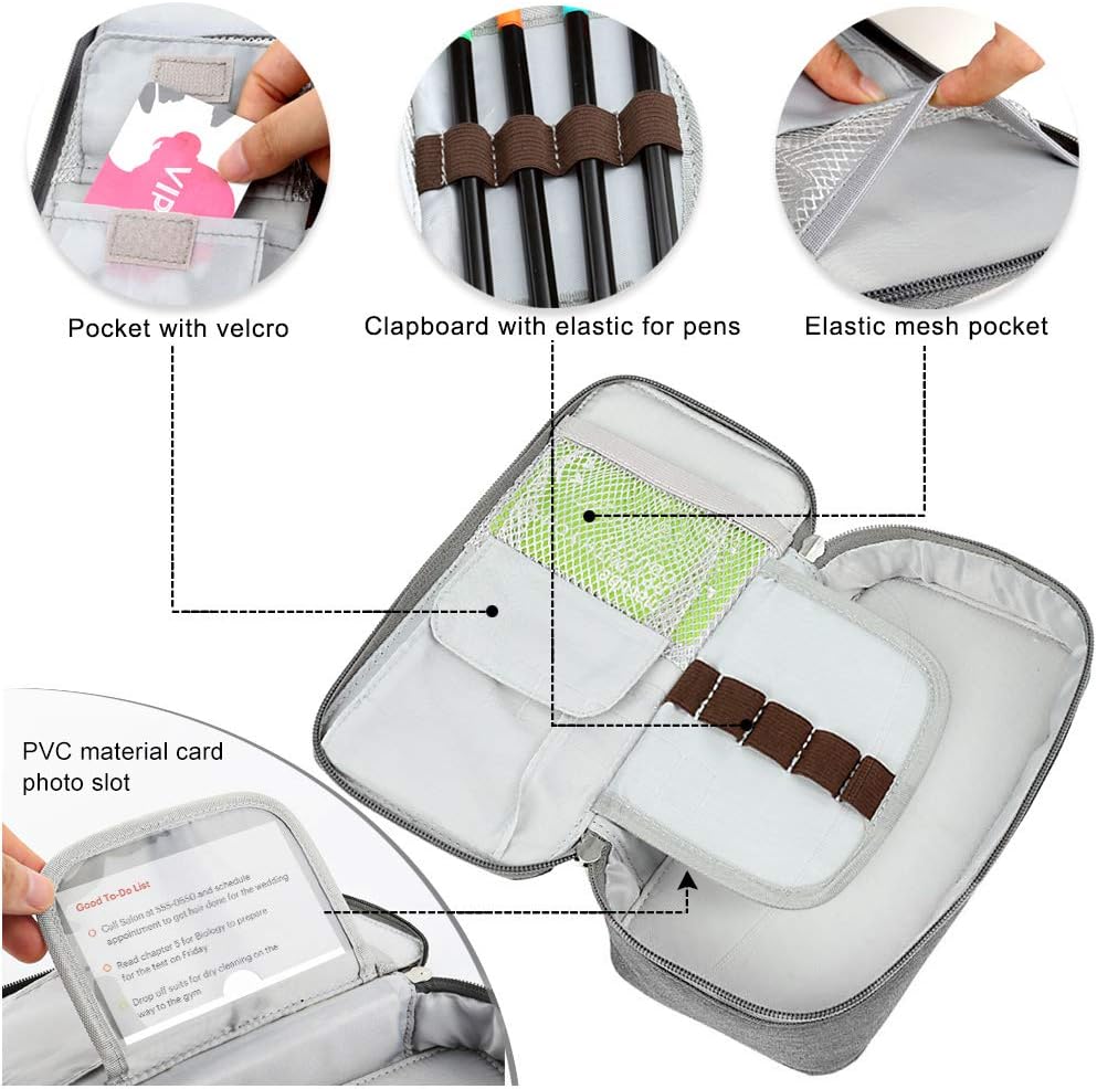 Pencil Case Capacious Pen Pencil Holder Box Makeup Pens Pouch Oxford Cloth Bag Large Storage Stationery Organizer