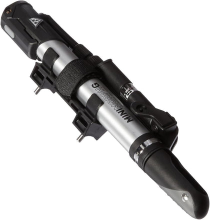 Mini Morph Bike Pump – Compact High-Pressure Portable Bicycle Pump – Fits Presta, Schrader & Dunlop Valves – Durable