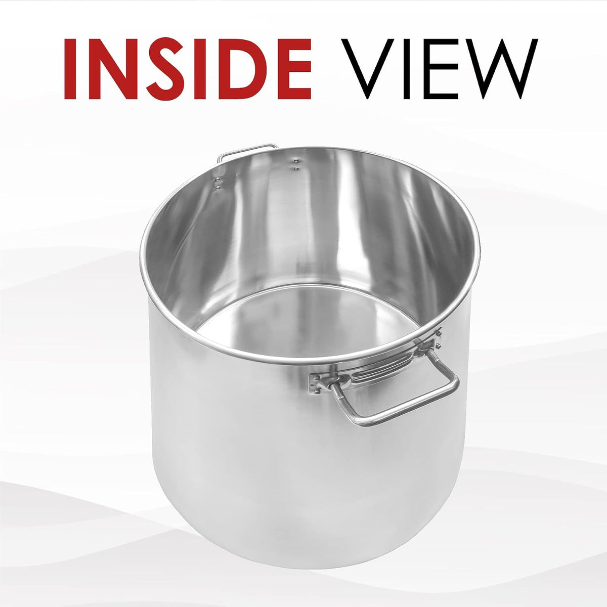 Cookware Stainless Steel Stock Pot Cookware, 40-Quart