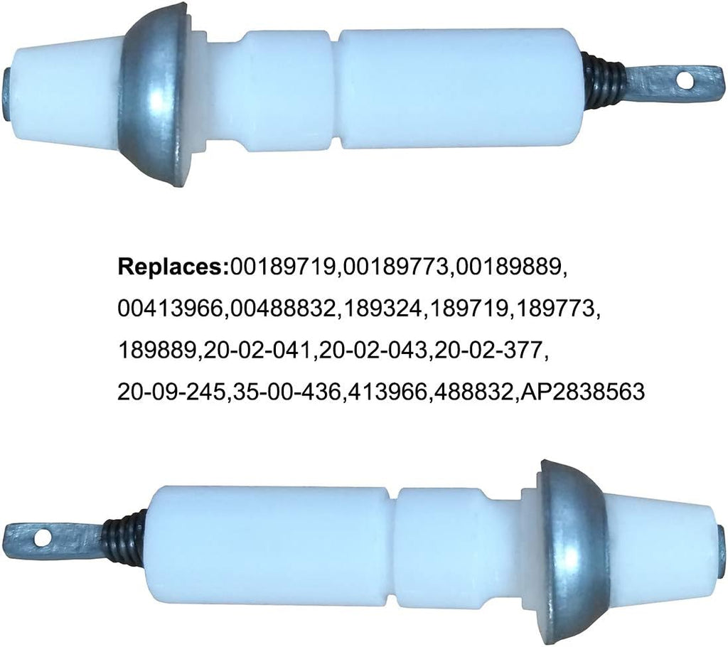 189324 Top Burner Igniter Range replacement - for Bosch,Thermador Range, Oven, Stove - Replaces 00189324 189719,189889 131974 PS8698440-2 PCS
