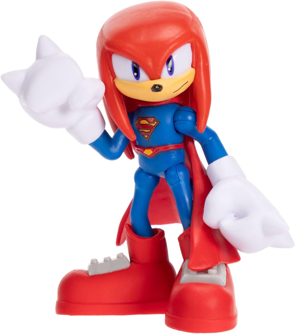 DC X Sonic Collectable 2.5 Inch Scale Action Figures Knuckles Silver Rouge Dr. Eggman Featuring Multiple Points of