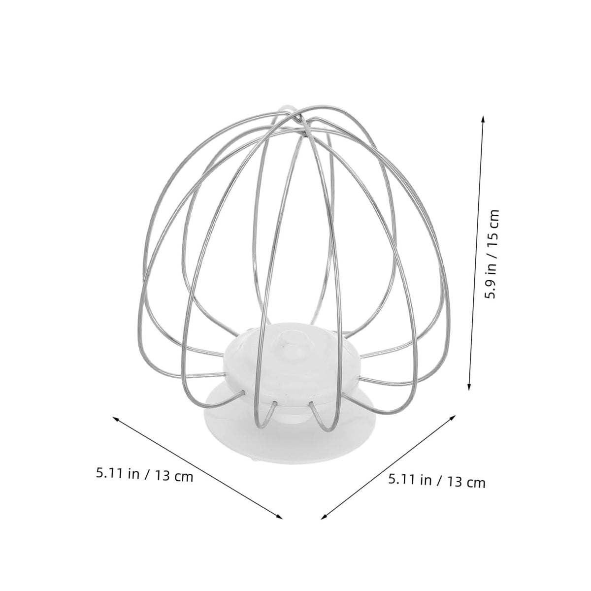 Stainless Steel Stand Mixer Whisk Attachment for 6l Mixers