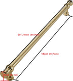 1 Pack 18inch(457mm) Hole Center Appliance Pulls Champagne Bronze Cabinet Pulls Solid Heavy Duty Pull Cabinet