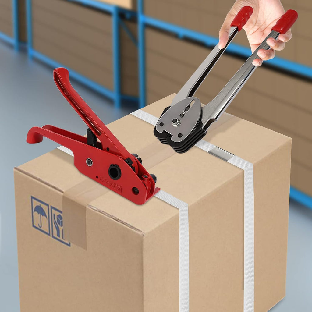 Pallet Packaging Strapping Banding Kit Strapping Packing Machine Kit Poly Strapping Kit with Poly Strapping Tensioner
