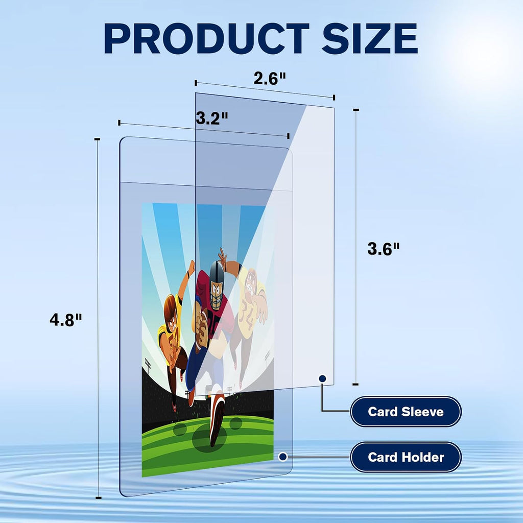 300ct Semi Rigid Card Holders & Penny Sleeves - Card Savers for Grading | High-volume CaProtection for Grading