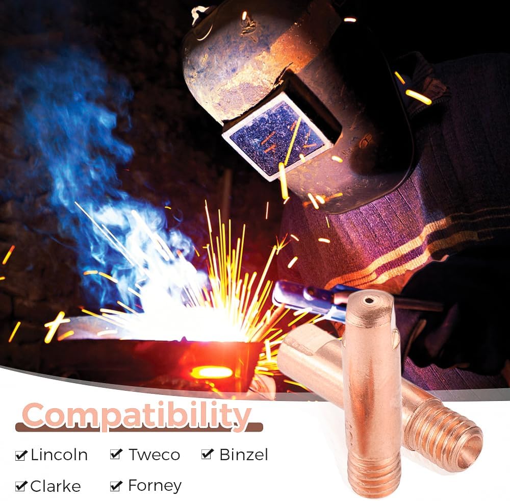 30 Pcs MIG Welding Contact Tips, 0.023" MIG Welder Gun Accessories