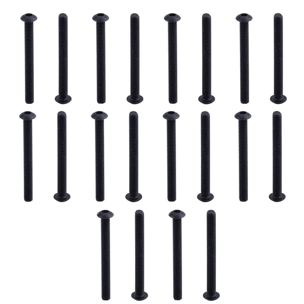 50Pcs M3 x 30mm Button Head Socket Cap Screws, Alloy Steel 10.9 Grade
