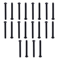 50Pcs M3 x 30mm Button Head Socket Cap Screws, Alloy Steel 10.9 Grade
