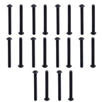 50Pcs M3 x 30mm Button Head Socket Cap Screws, Alloy Steel 10.9 Grade