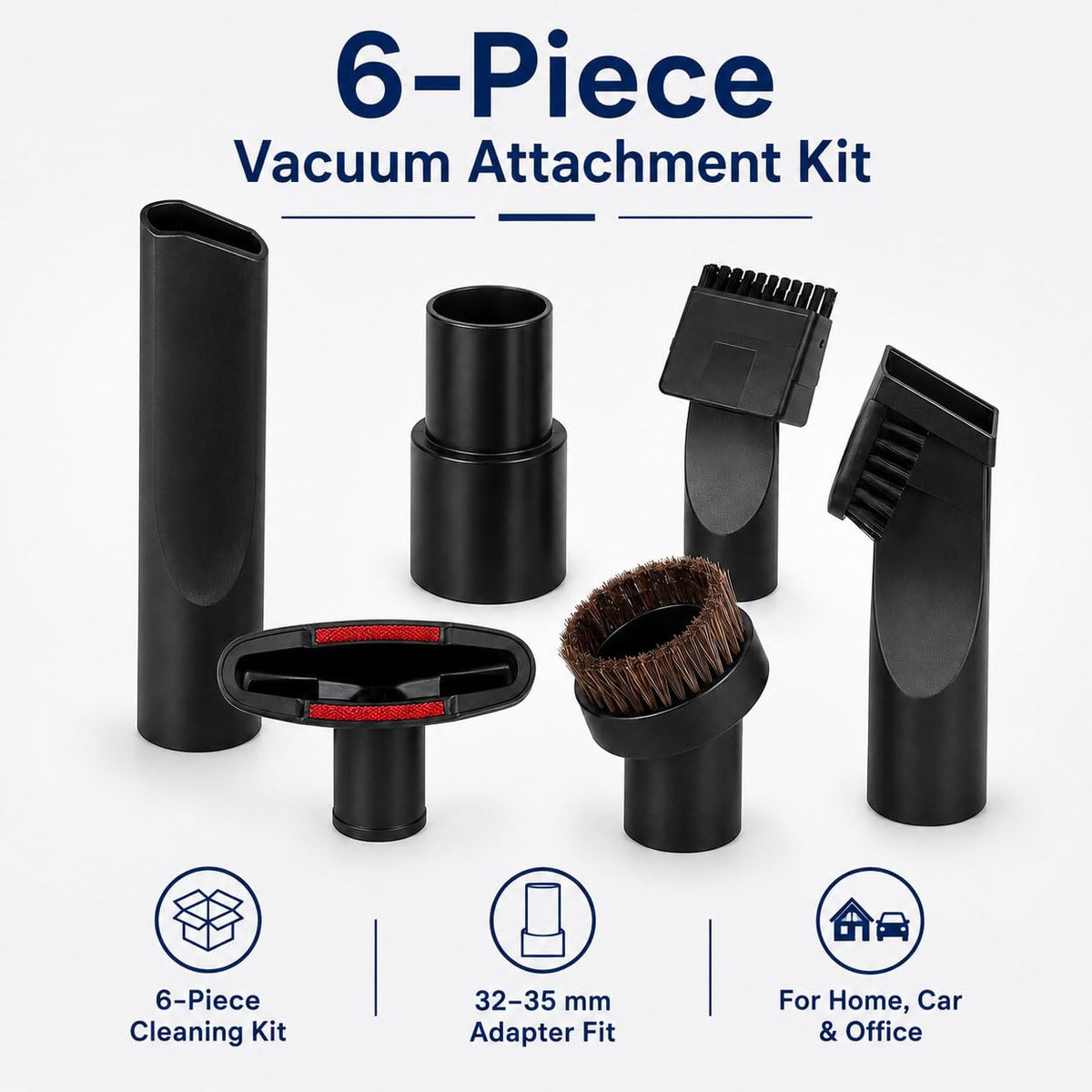6 Pcs Vacuum Attachments for Shark ZU100 ZU102 Rotator Pet Upright