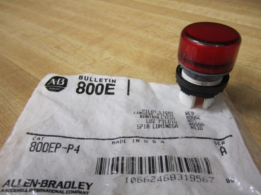 Allen Bradley 800EP-P4 Pilot Light 800EPP4 Series A Red