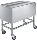 Mobile Ice Bin with Sliding Lid