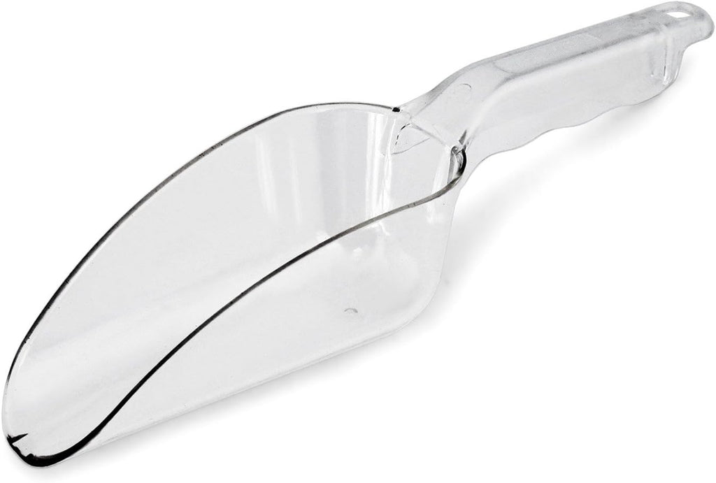 Polycarbonate Plastic Utility Ice Scoop, Clear, 12 oz