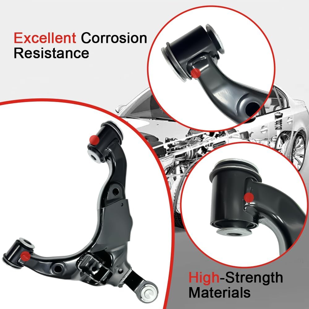 Front Lower Left and Right Control Arm with Ball Joints Compatible with Toyota Tacoma 3.5L 2.7L 2016-2023, Replaces 4806904060 4806804060