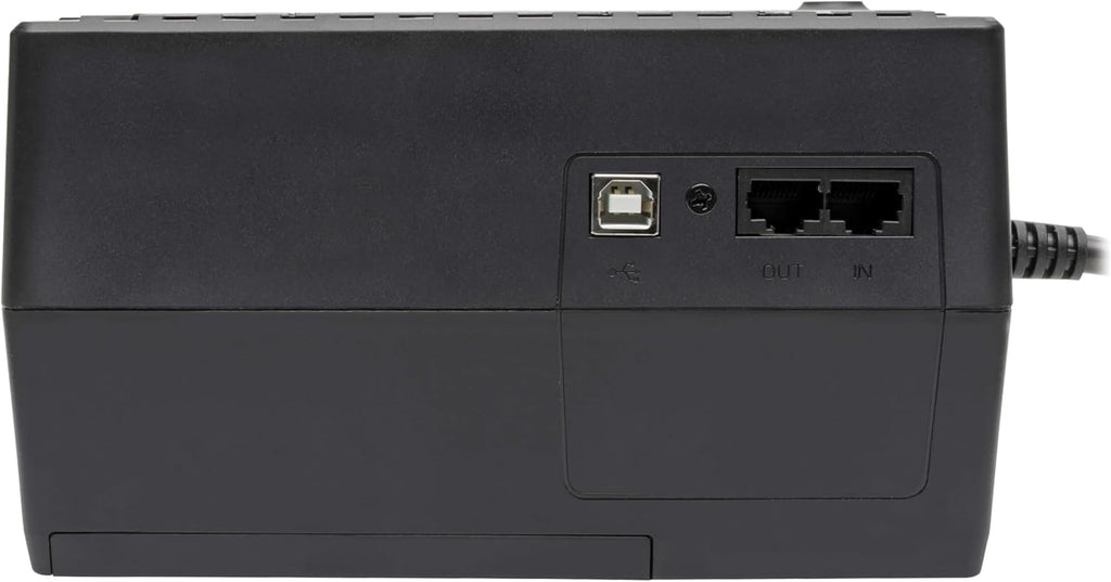 Eaton Tripp Lite INTERNET550U 550VA UPS 300W Battery Backup Surge Protector | 10 Outlets, Replaceable Battery, 5ft