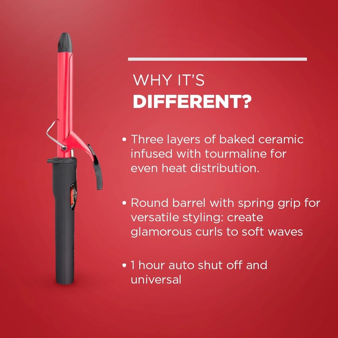 Platform Bounce Pro Curling Iron Tourmaline Ceramic 3/4"