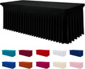 Spandex Elastic Fitted Table Cloth Skirt for 6FT Rectangle Table