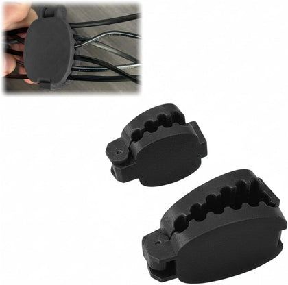12-Lead Cable Organizer, 2PC Cord Holder, 4-Slot and 6-Slot Wire Organizer for ECG Leads & EKG Machines, Tangle-Free