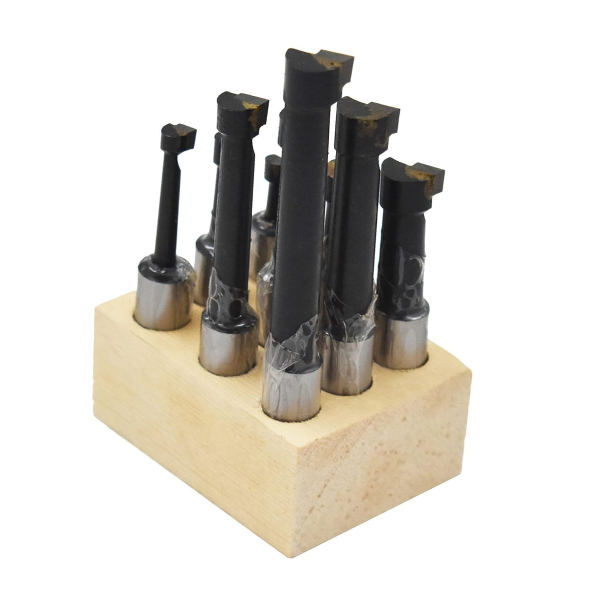 kimllier C6 9Pcs 1/2 Inch Shank Boring Bar Set, Carbide Tipped Bars