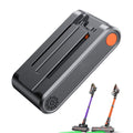 Fieety Replacement Removable Battery for V9 & Ultra 10 Vacuum - Dark Gray (Charging Time 4-5 Hours)