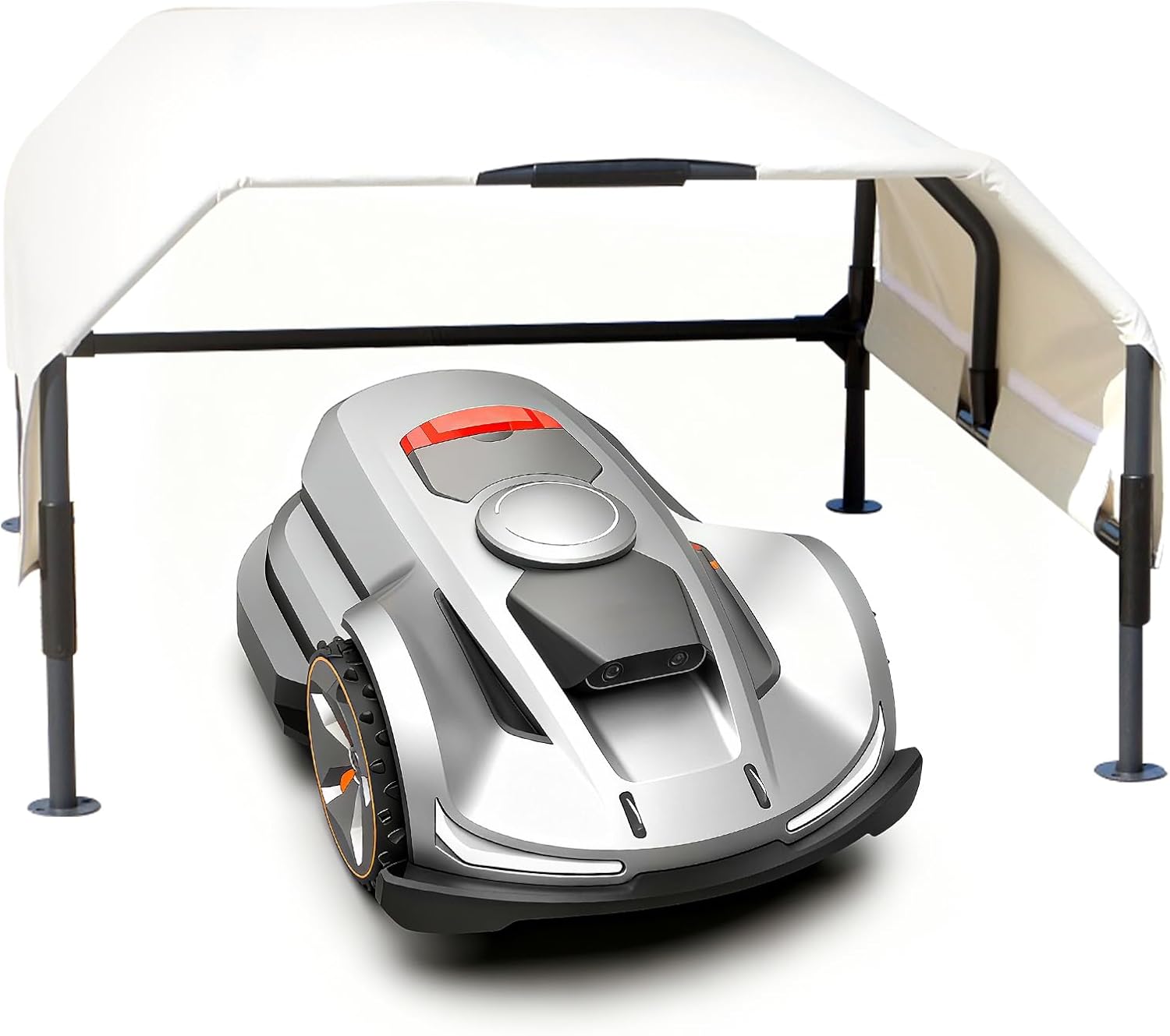 Robot Mower Garage, Rainproof UV-Proof Shelter for All Mowers（Large Size） | Thickened 600D Oxford fabric | Rust-proof