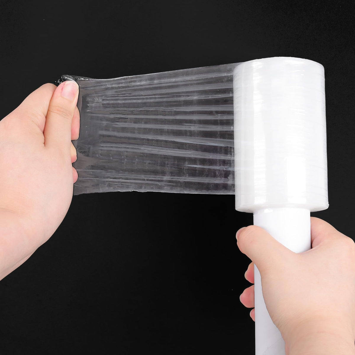 Stretch Wrap Film Moving Wrapping Plastic Roll Shrink Wrap Roll with Handle