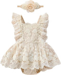 Newborn Photography Outfits Girl Lace Romper Dress for 1st Birthday