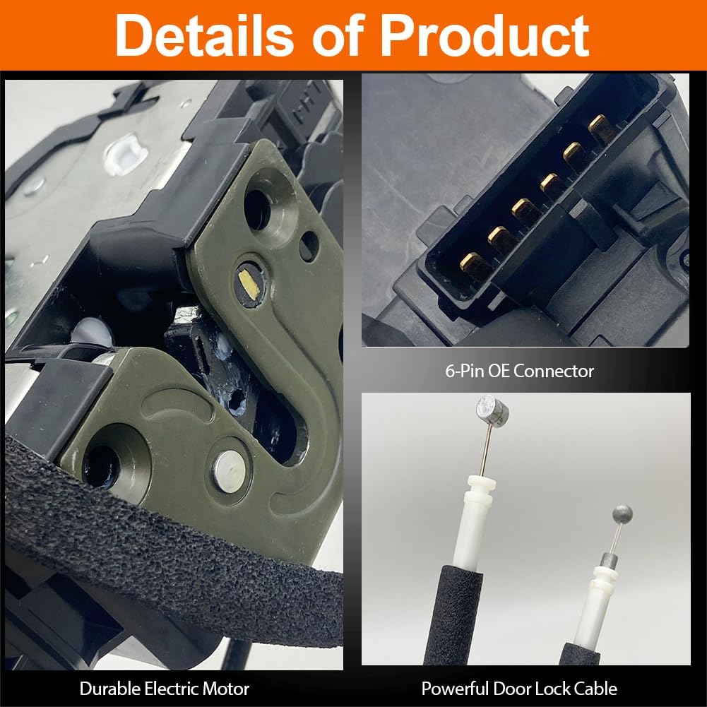 VEELECP Door Lock Actuator Compatible with 2006 2007 Sonata Front Left Driver Side