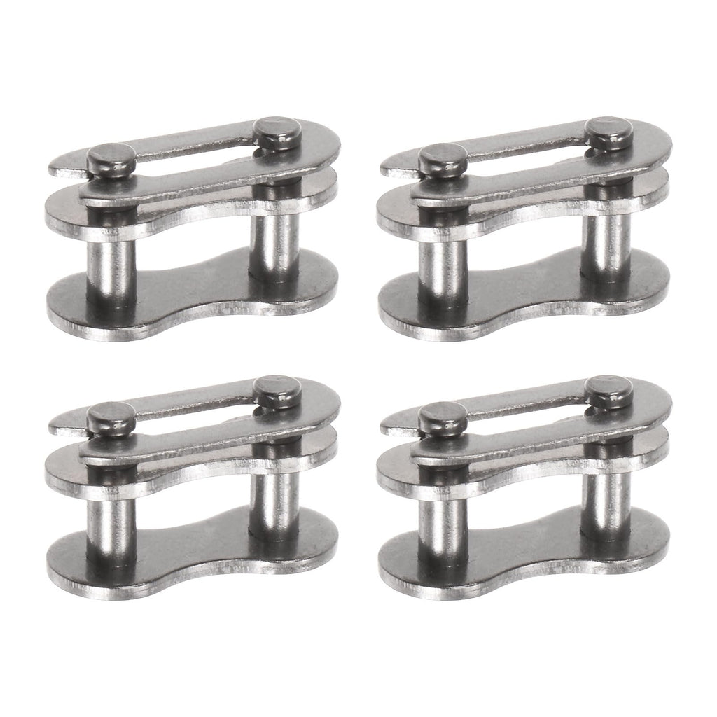 uxcell Chain Master Connector Link Roller 8mm Pitch Stainless Steel 4 Pcs