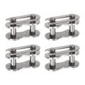uxcell Chain Master Connector Link Roller 8mm Pitch Stainless Steel 4 Pcs