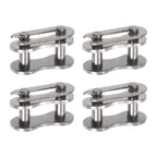 uxcell Chain Master Connector Link Roller 8mm Pitch Stainless Steel 4 Pcs