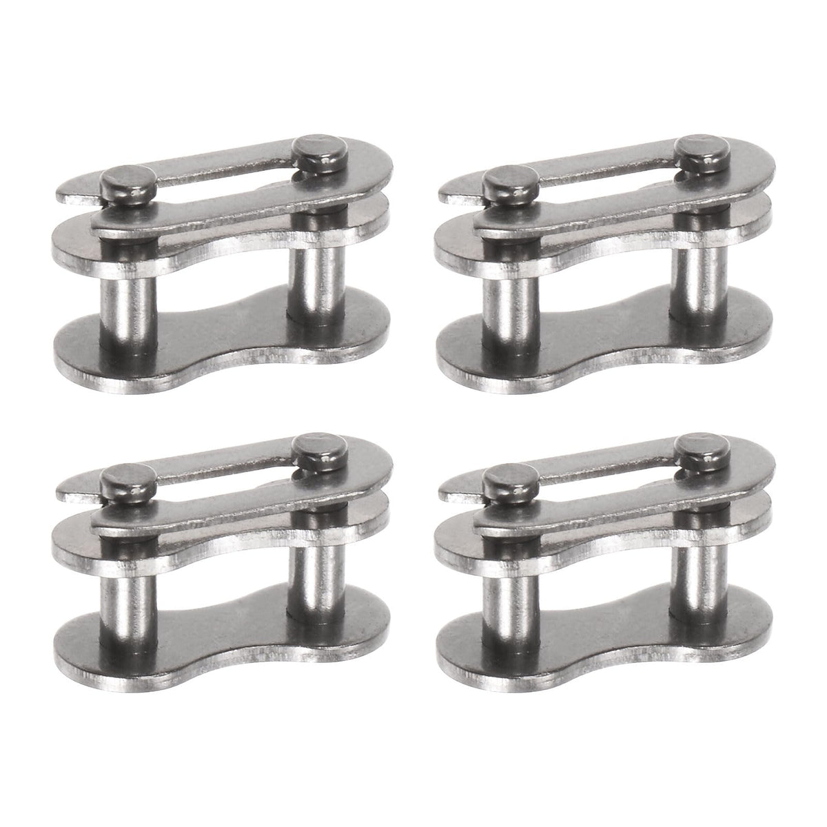 uxcell Chain Master Connector Link Roller 8mm Pitch Stainless Steel 4 Pcs