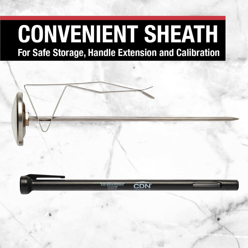 ProAccurate Candy & Deep Fry Thermometer | Insta-Read 7" Stem | NSF Certified | 100–400°F Range | For Candy, Sugar