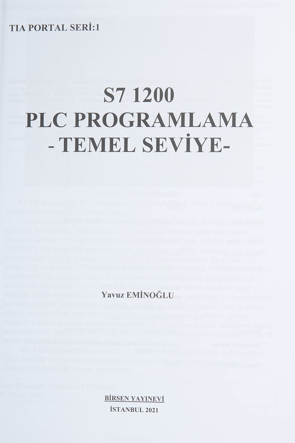 S7 1200 PLC Programlama - Temel Seviye
