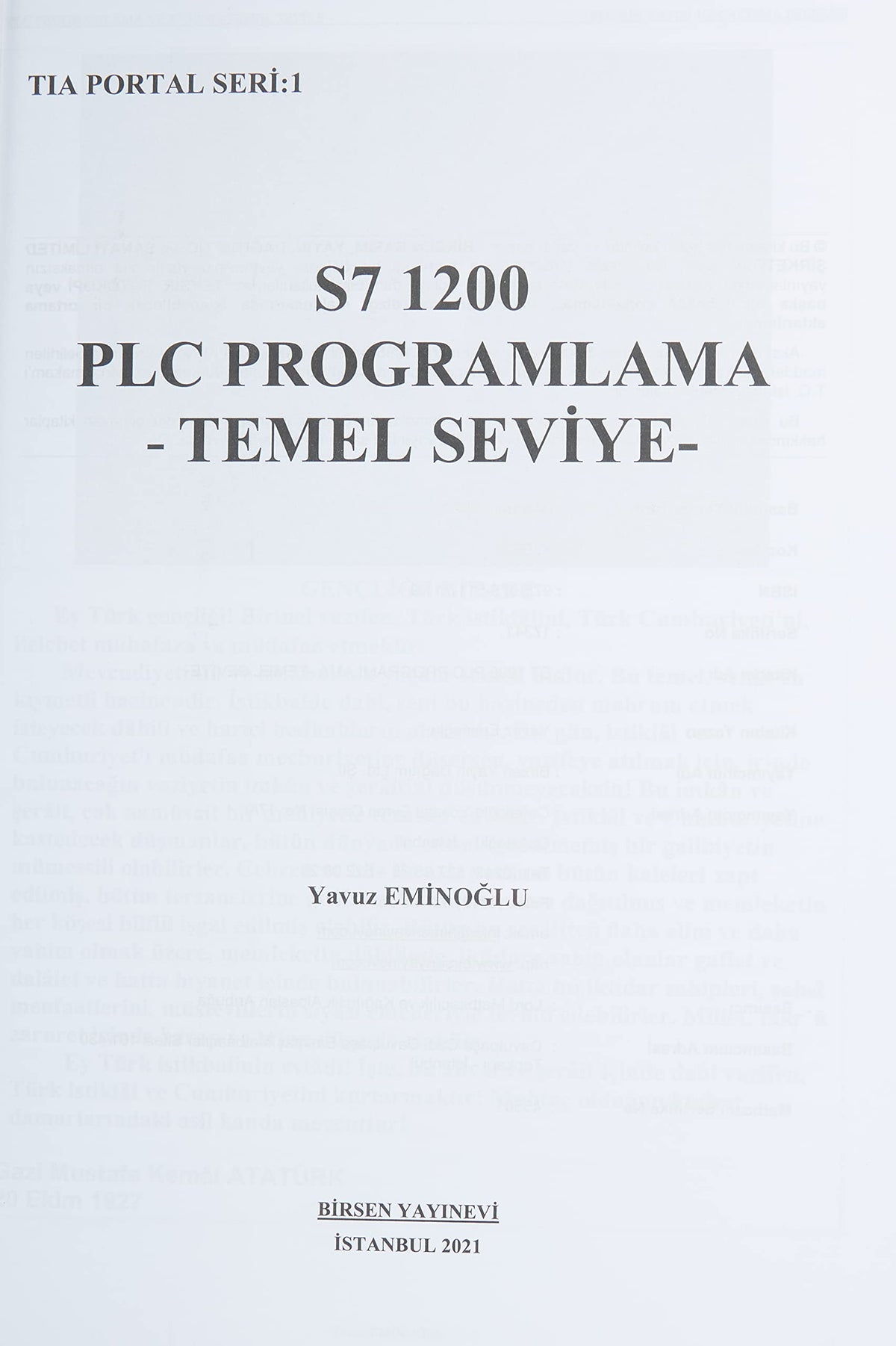 S7 1200 PLC Programlama - Temel Seviye