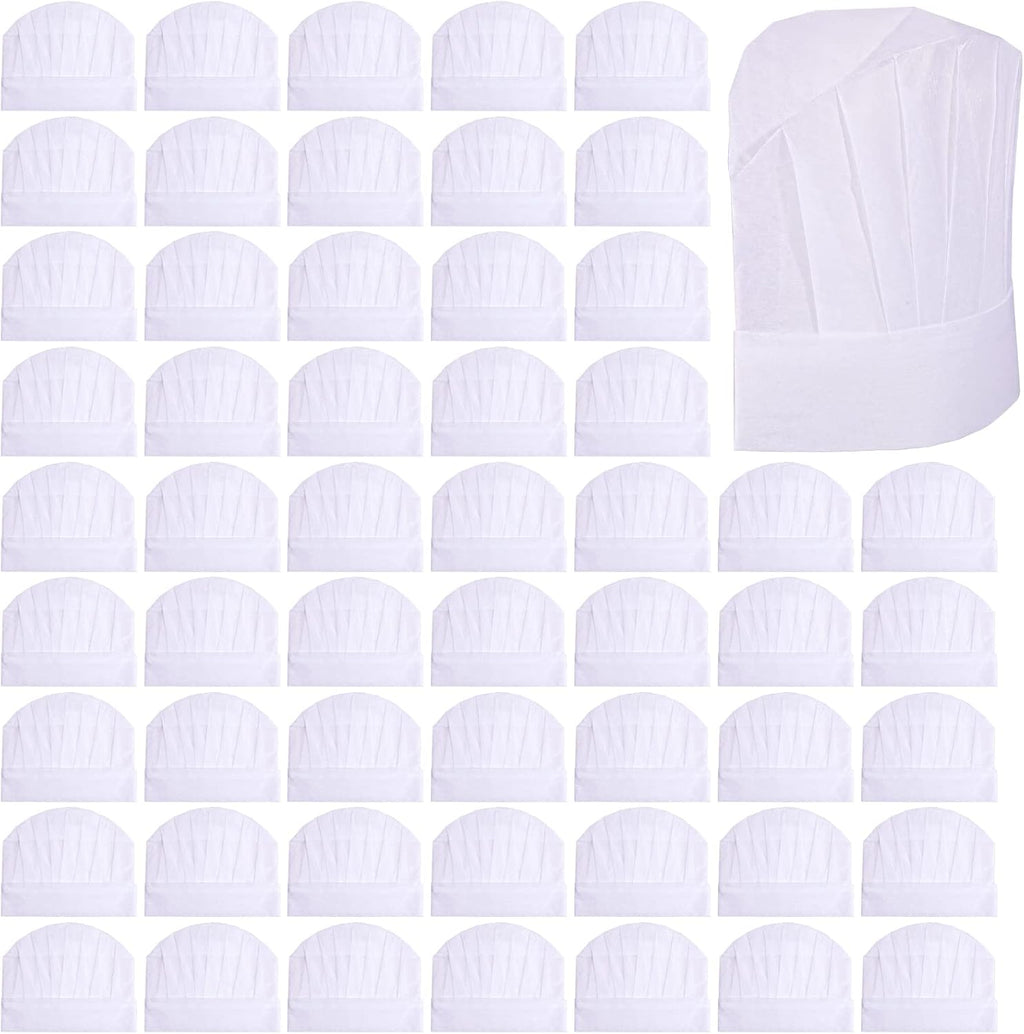 150 Pack Kids Chef Hat Bulk Non-woven