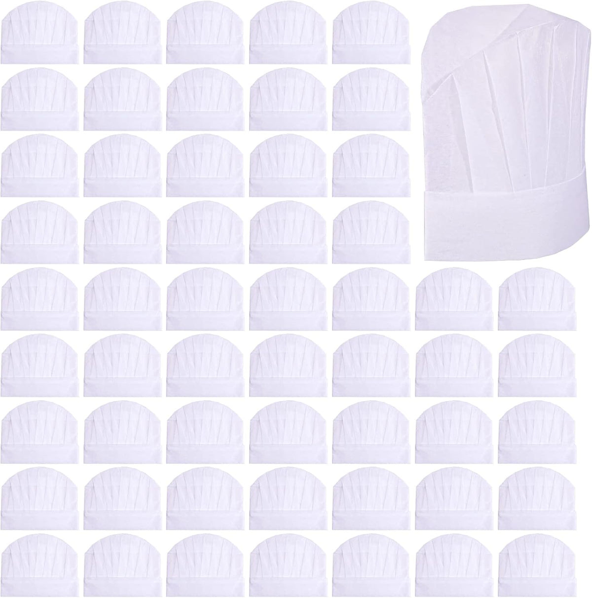 150 Pack Kids Chef Hat Bulk Non-woven