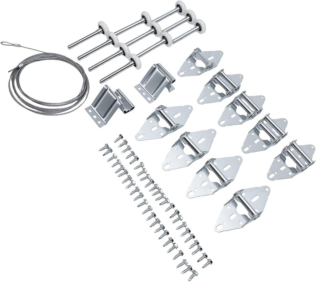 Garage Door Hardware Kit for 7ft Residential Garage Door Tracks
