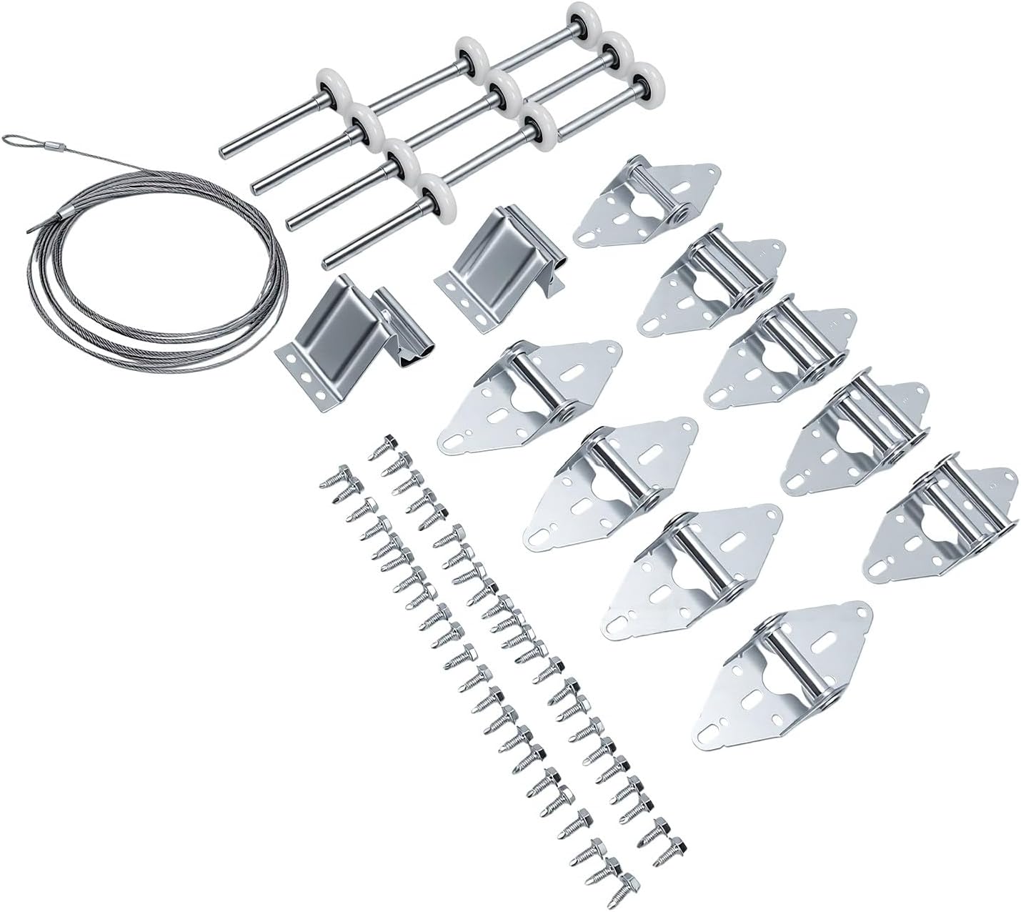 Garage Door Hardware Kit for 7ft Residential Garage Door Tracks