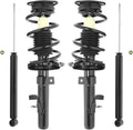 COMPLETESTRUTS - Front Complete Strut Assemblies with Coil Springs and Rear Shock Absorbers Replacement for 2013-2019 Ford Escape - Set of 4