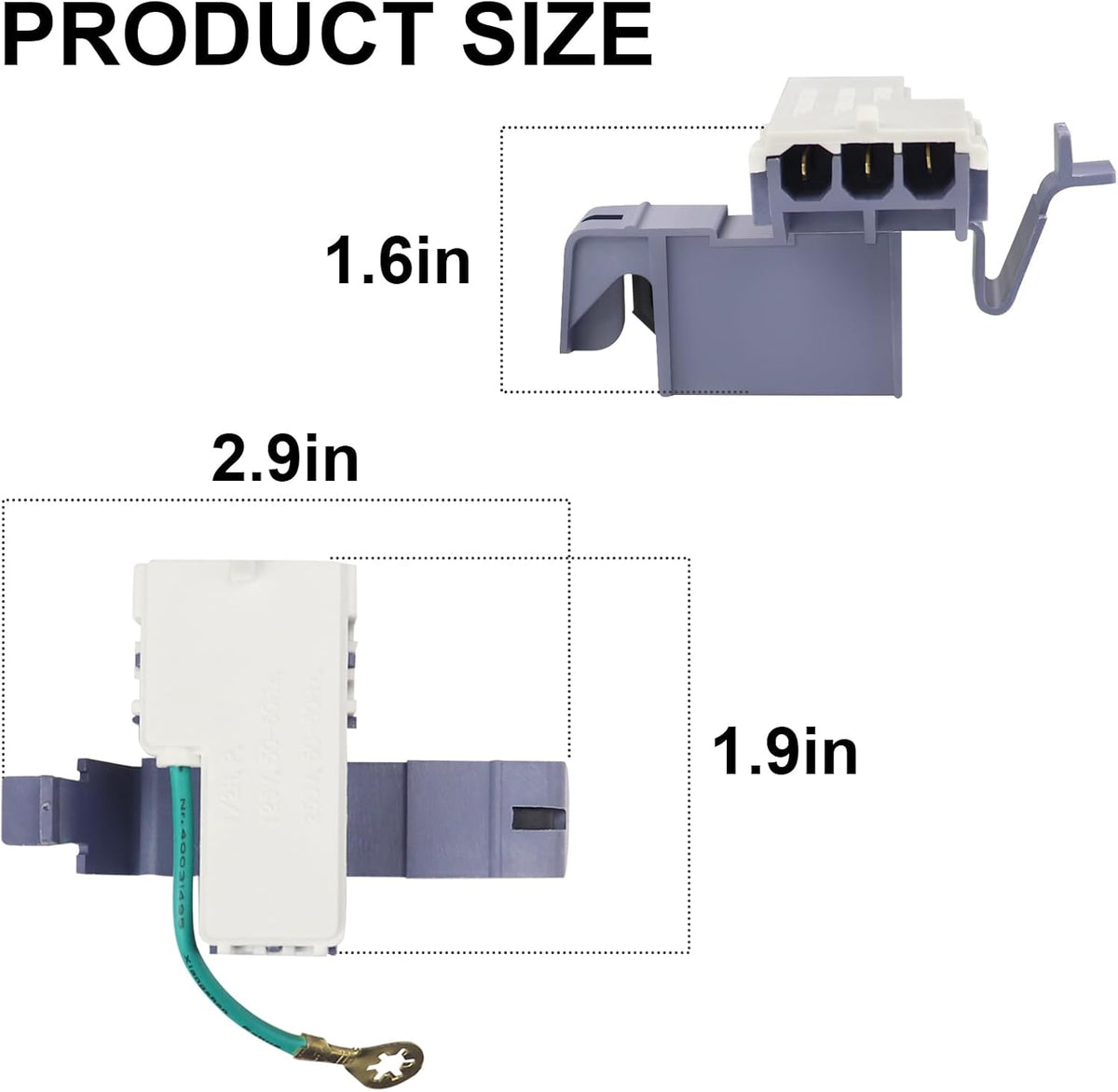 8318084 Washer Lid Switch Replacement Part Compatible with Whirl-pool Ken-more Washers Replaces AP3180933 PS886960 WP8318084 AP6012742 ES8084 PS11745957 TJ90ES8084