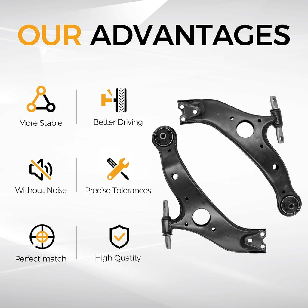 MS86169 MS86170 Front Lower Control Arm Suspension Kit Fit Toyota Sienna