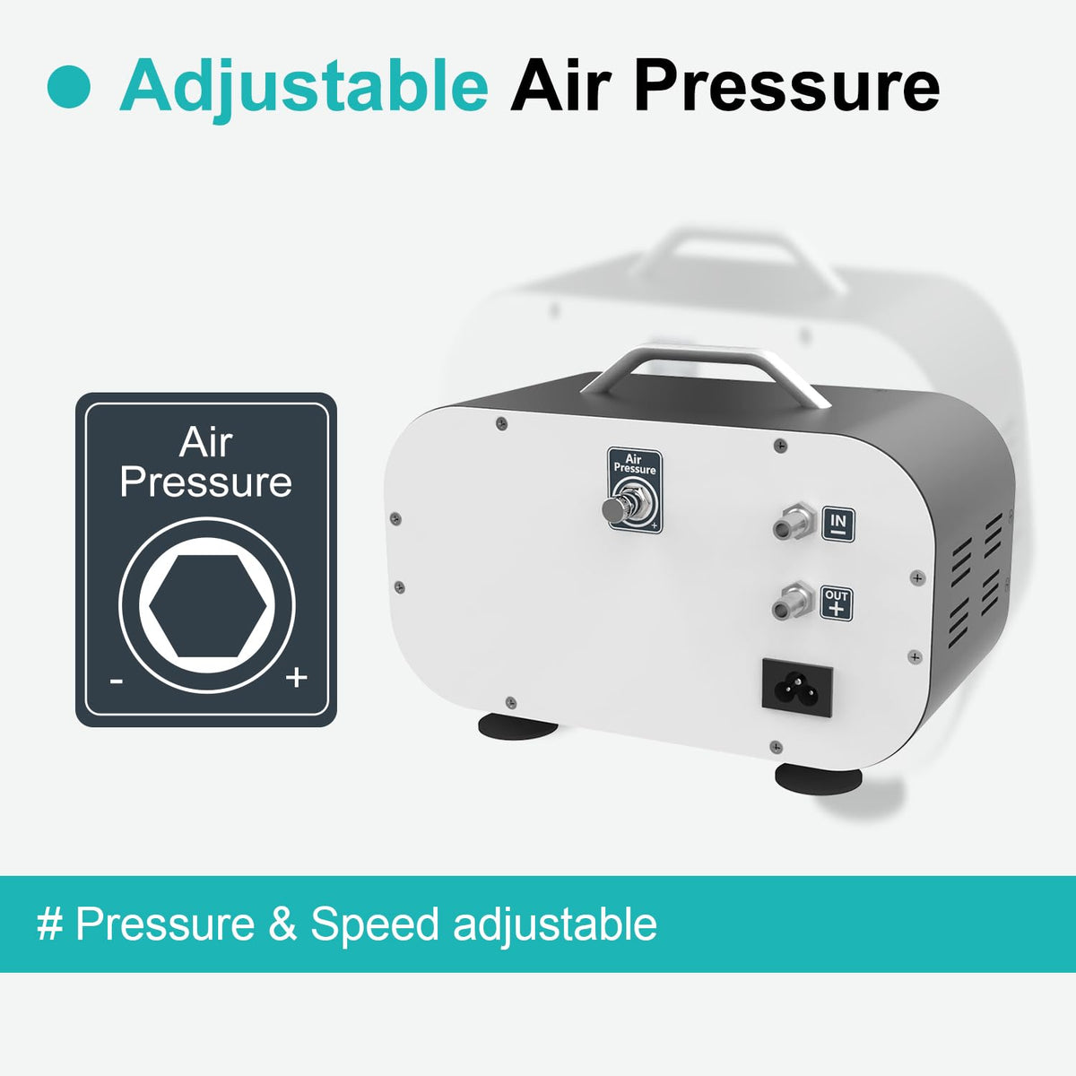 JOANLAB VP-20PRO Lab Vacuum Filtration Pump,20L/min Flow