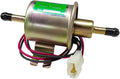 12V Electric Fuel Pump, Low-Pressure Inline Gasoline Pumps (Gold)